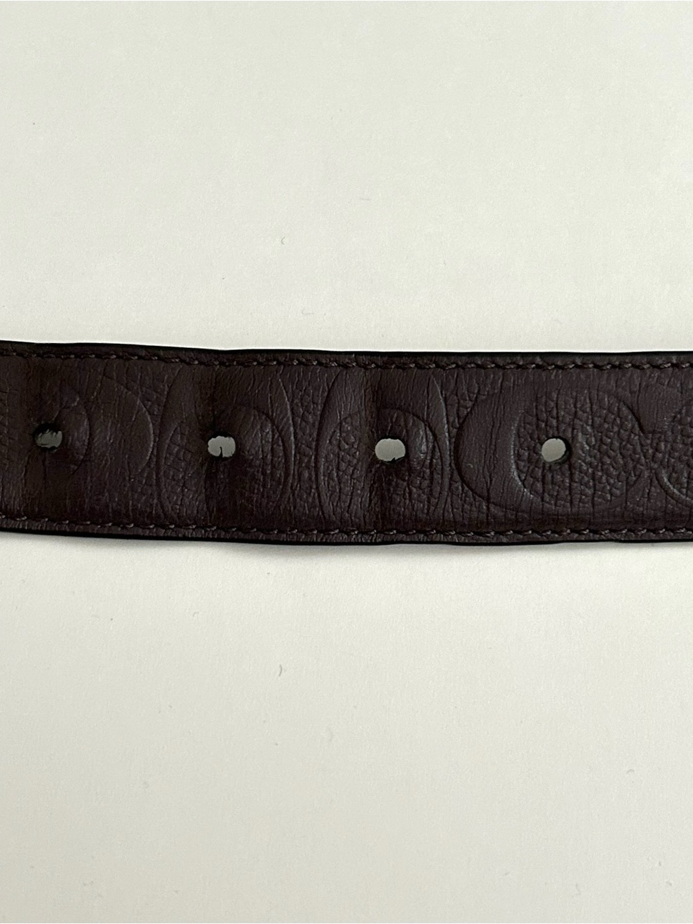 Coach Reversible Belt - Size 38 - Embossed Logo - Mens - Picture 6 of 10